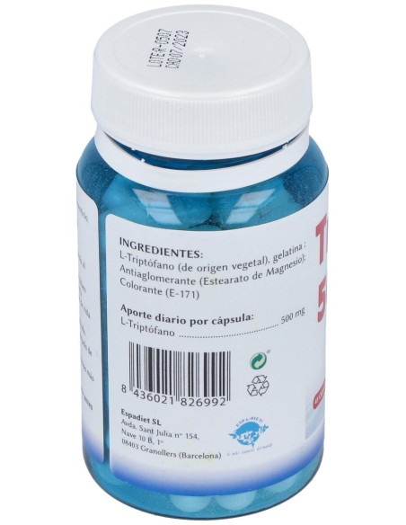 Espadiet Triptofano 500 Mg 45 Cáps