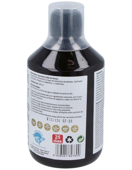 Slank Water Top Action Gold Sin Fucus 500Ml.