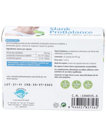 Espadiet Slank Pro Balance 30Caps