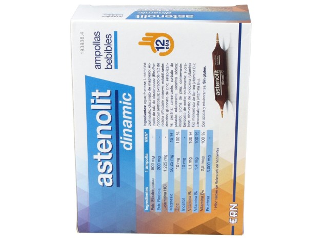Astenolit Dinamic 12 Ampollas Bebibles