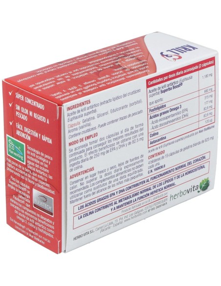 Herbovita Krill 3 60Cáps