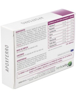 Herbovita Apoxferro 30Cáps