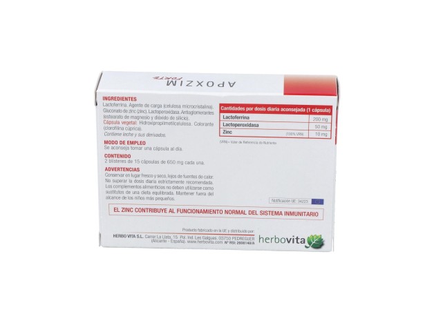 Herbovita Apoxzim Forte 30Caps