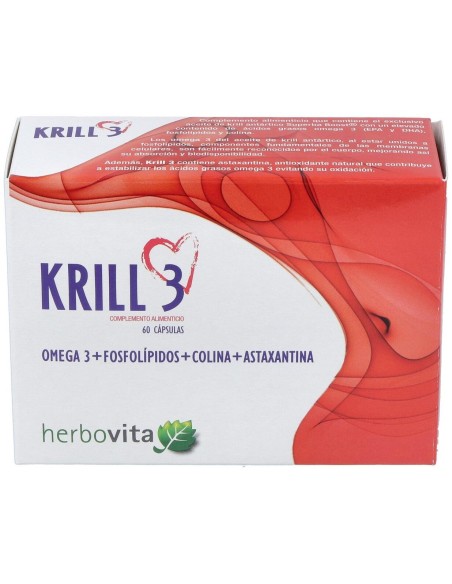 Herbovita Krill 3 60Cáps