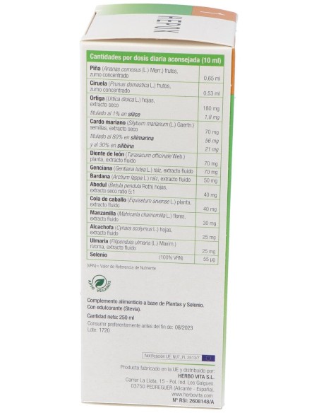 Herbovita Hepox Jarabe 250Ml