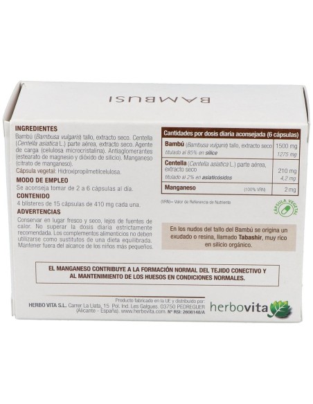 Herbovita Bambusi 60Caps