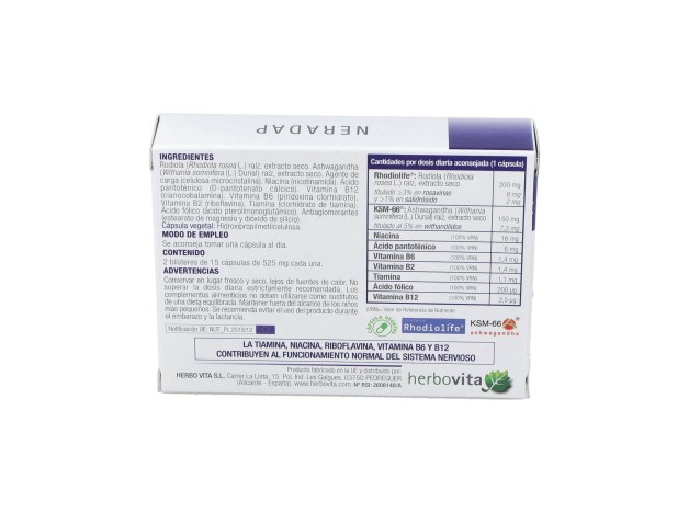 Herbovita Neradap 60Caps