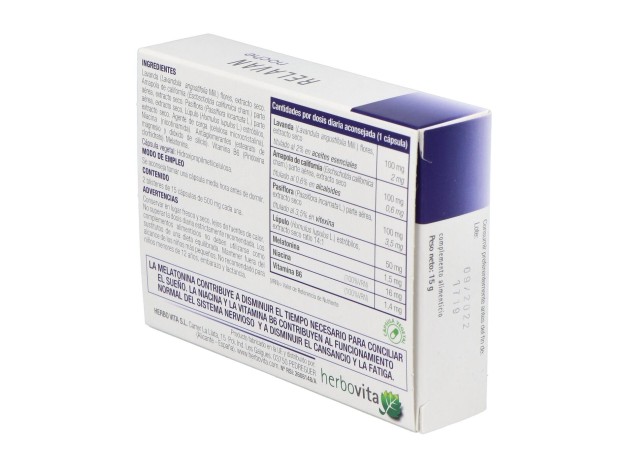 Herbovita Relavan Noche 30Caps