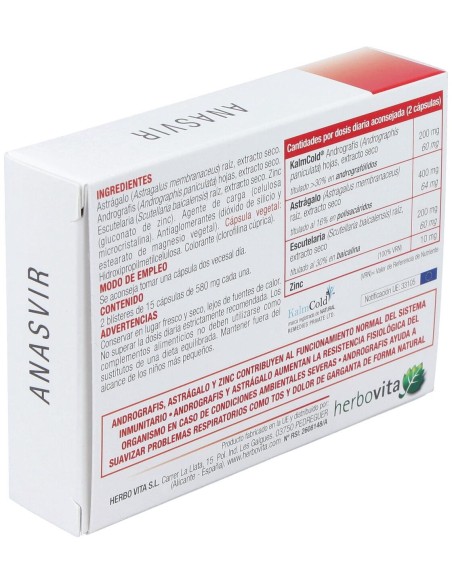 Herbovita Anasvir 30Caps