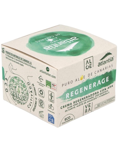 Regenerage Crema Antiedad Con Aloe 50Ml. Eco