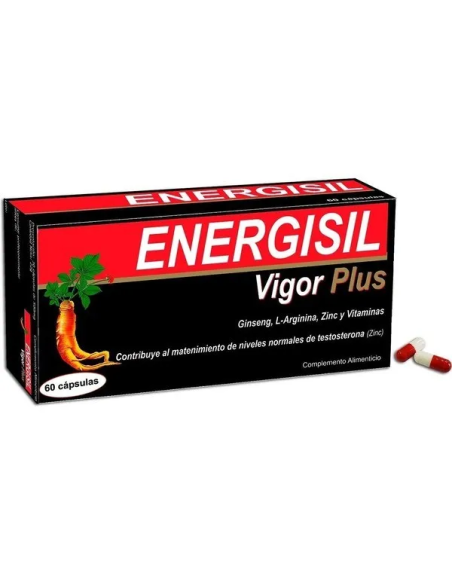 Energisil Vigor Plus Ginseng y L-Arginina 60 Cápsulas