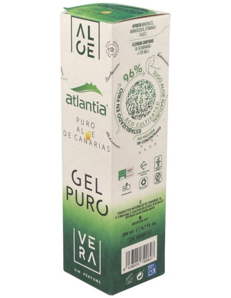 Gel De Aloe Vera Puro 200Ml. Eco