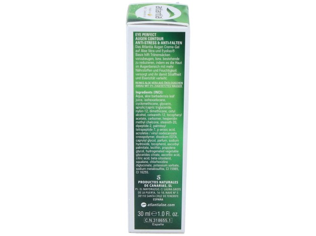 Eye Perfect Crema Contorno De Ojos Con Aloe 30Ml.