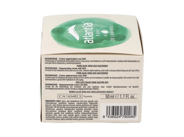 Regenerage Crema Antiedad Con Aloe 50Ml. Eco