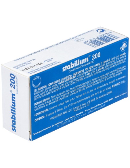 Stabilium 200 Mg 30 Caps
