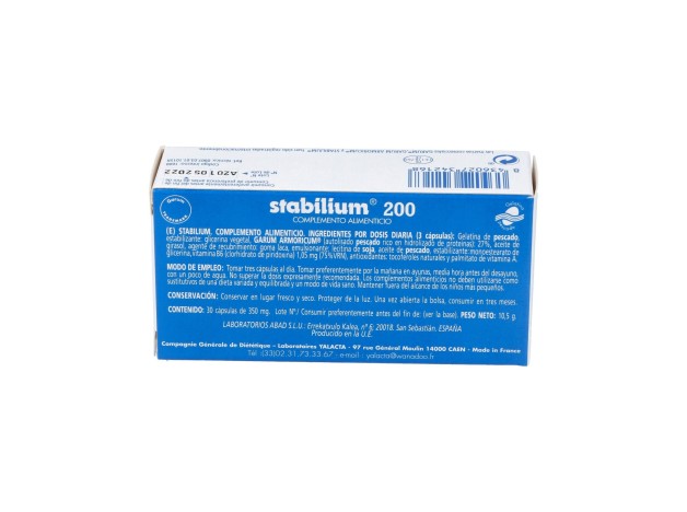 Stabilium 200 Mg 30 Caps