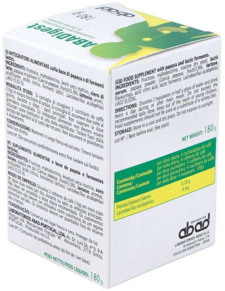 Abad Abadigest Vadessa Bote 180 G