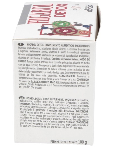 Higabol Detox (Dinamivit) 20Sbrs