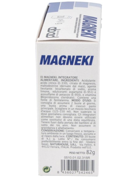 Magneki Eferves Musculos/Huesos (Magneva) 20Sbrs.