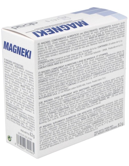 Magneki Eferves Musculos/Huesos (Magneva) 20Sbrs.