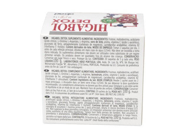 Higabol Detox (Dinamivit) 20Sbrs