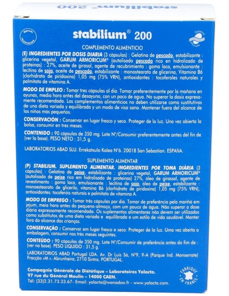 Abad Stabilium 200 Garum 90Caps