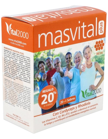Vital 2000 Masvital Plus 20 Sobres