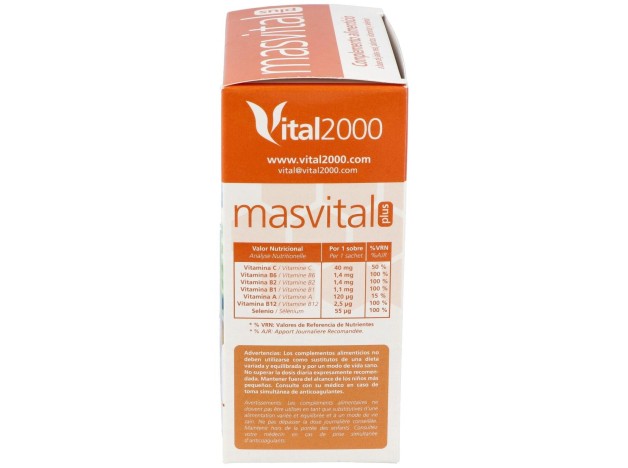 Vital 2000 Masvital Plus 20 Sobres