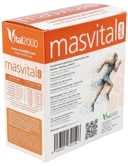 Vital 2000 Masvital Plus 20 Sobres