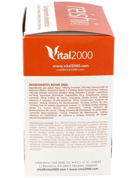 Vital 2000 Reishi 30 Sobres