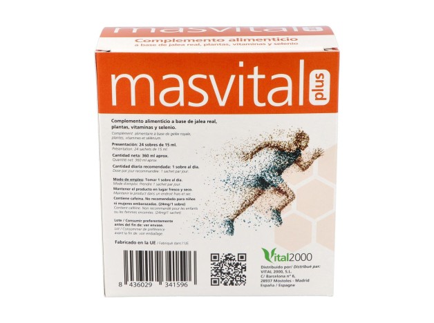 Vital 2000 Masvital Plus 20 Sobres