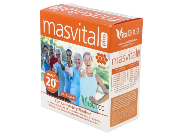 Vital 2000 Masvital Plus 20 Sobres