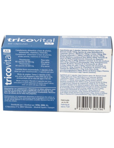 Tricovital Aa 60Cap.
