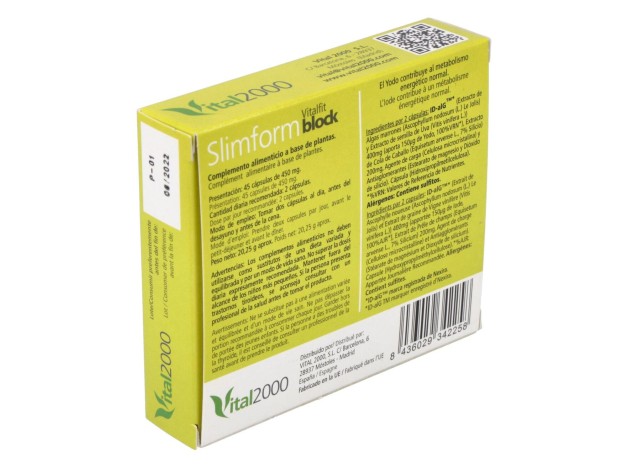 Vital 2000 Slimform Block 45Caps