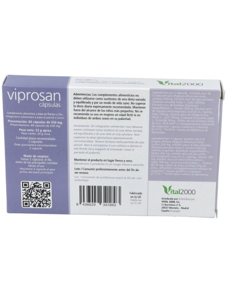 Vital 2000 Viprosan 60Caps