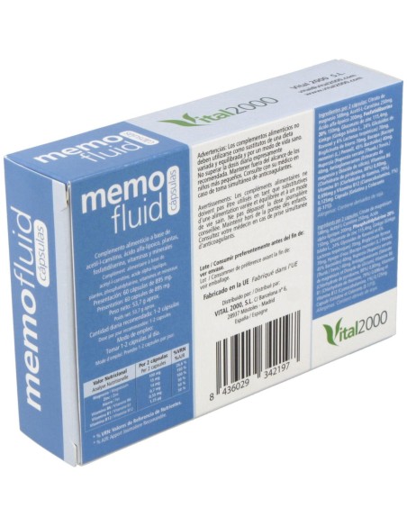 Vital2000 Memofluid 60Caps