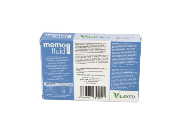 Vital2000 Memofluid 60Caps