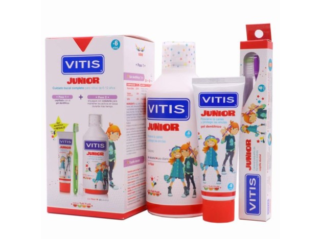 Vitis Junior Pack: Bucal Completo Para Niños De 6 12 Años Farmacia Chamberí