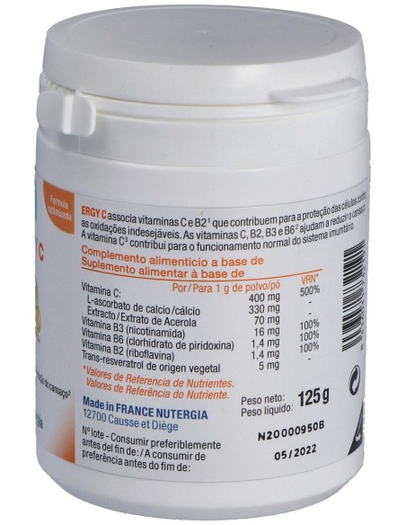 Ergy-C Polvo 125Gr.