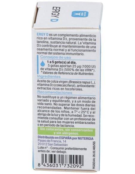 Nutergia Ergy D 15Ml