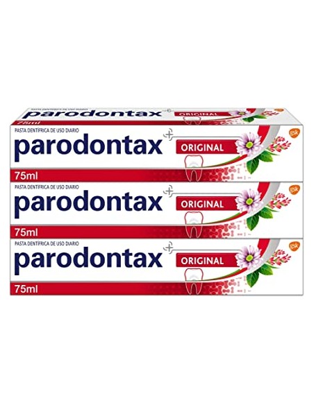 Parodontax Original Triplo Dentífrico Menta Jengibre 3 x 75 ml