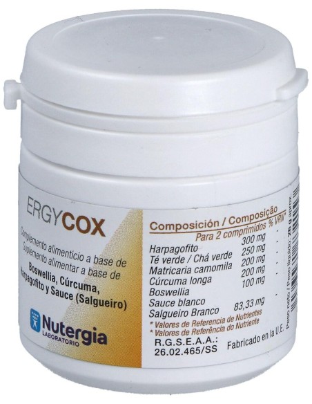 Nutergia Ergycox 30 Comprimidos