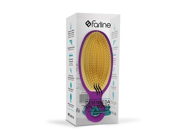 Farline Cepillo Desenredante Morado