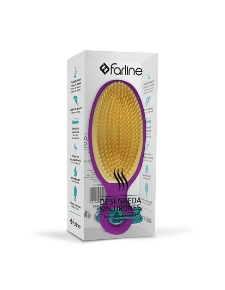 Farline Cepillo Desenredante Morado