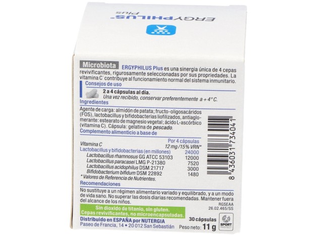 Ergyphilus Plus 30Cap. (Refrigeracion)