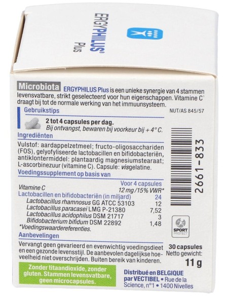 Ergyphilus Plus 30Cap. (Refrigeracion)