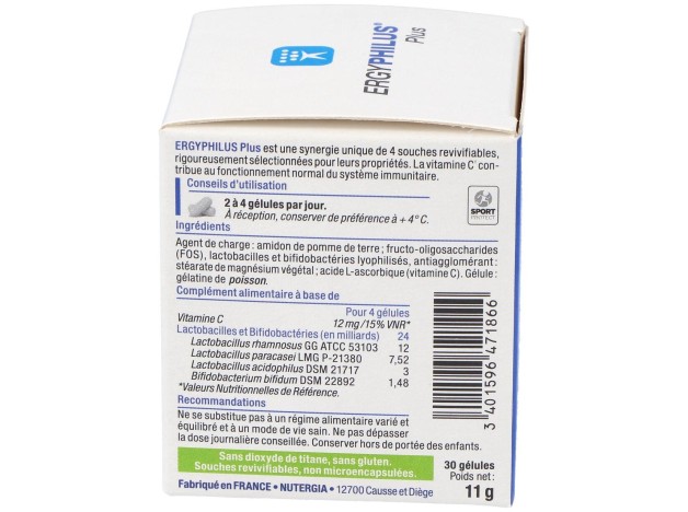 Ergyphilus Plus 30Cap. (Refrigeracion)
