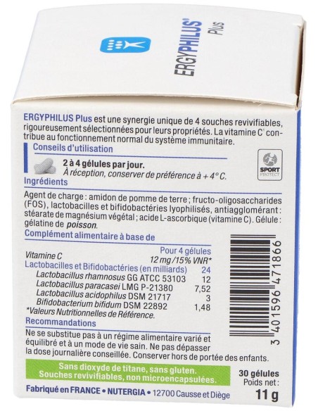 Ergyphilus Plus 30Cap. (Refrigeracion)