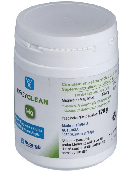 Nutergia Ergyclean Sales De Magnesio Y Arcilla 120G