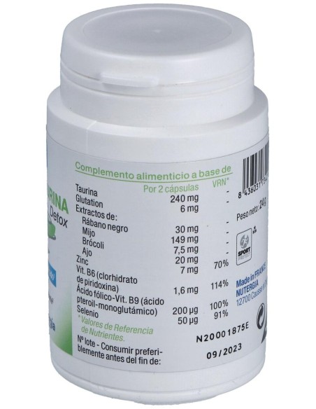 Nutergia Ergytaurina Detox 60Caps
